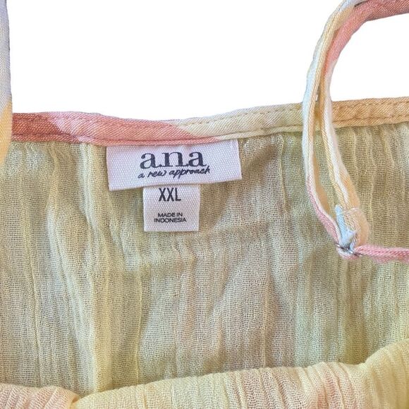 A.n.a. A new approach striped spaghetti straps XXL pastel colors - Picture 3 of 5